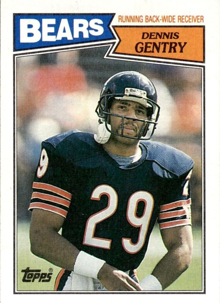 1987 Topps Football Dennis Gentry #49