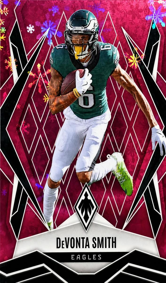 2025 Panini Phoenix Football Pink Winter DeVonta Smith #12