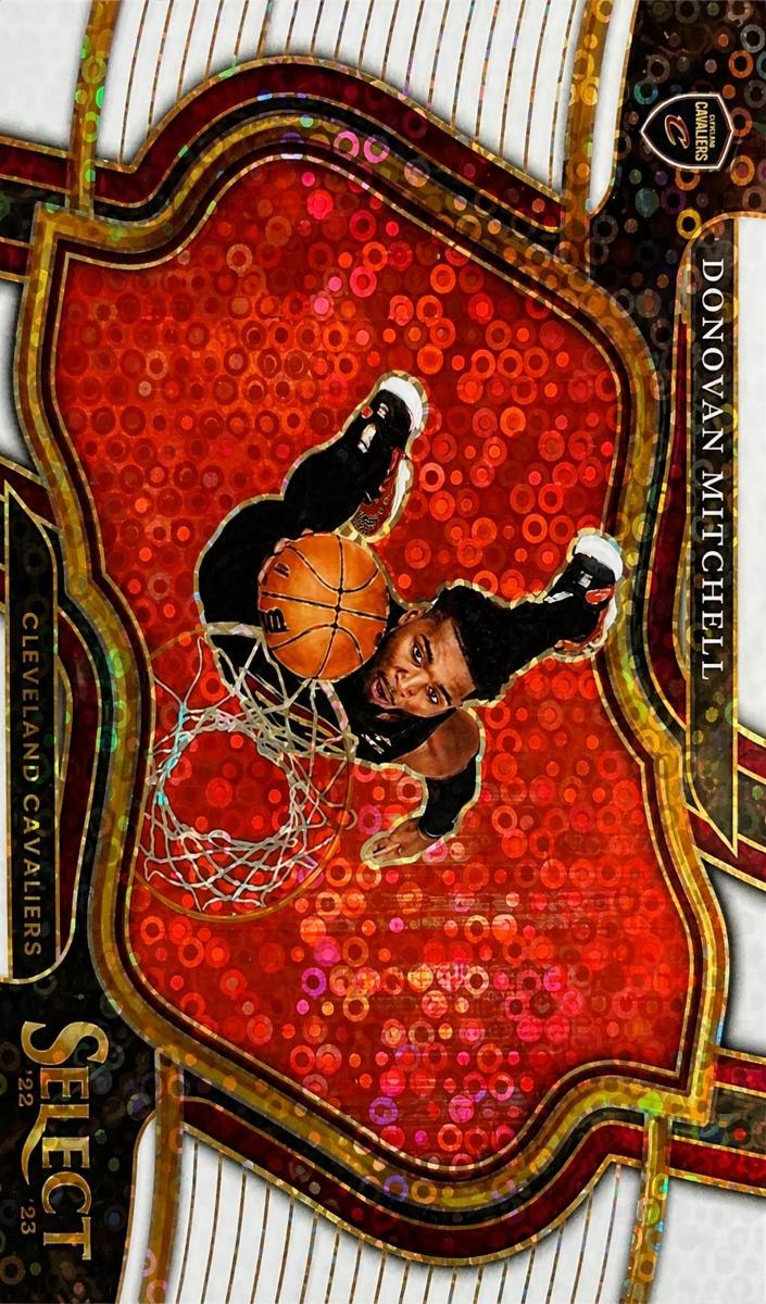 2022 Panini Select Basketball White Disco Donovan Mitchell #231