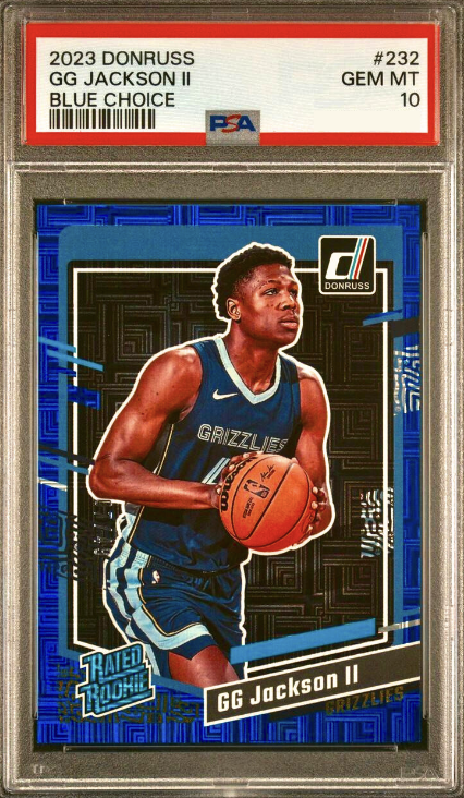 2023 Panini Donruss Basketball Choice Blue GG Jackson II #232