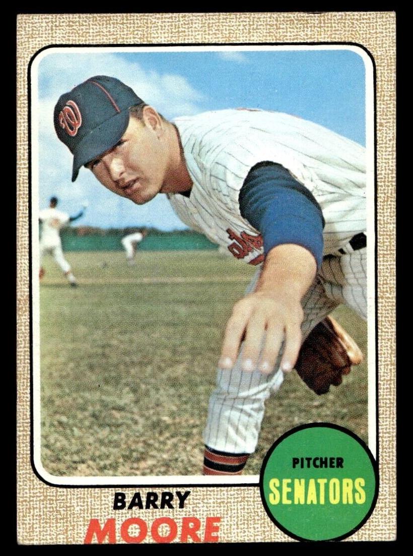 1968 Topps Baseball Barry Moore #462
