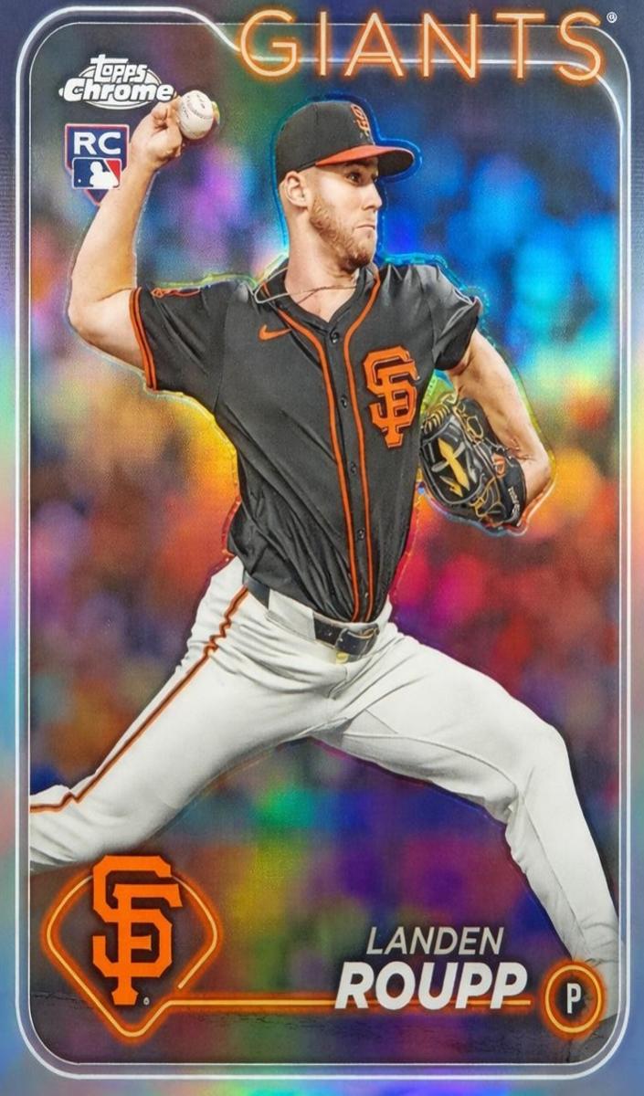 2024 Topps Chrome Update Baseball Refractor Landen Roupp #USC104