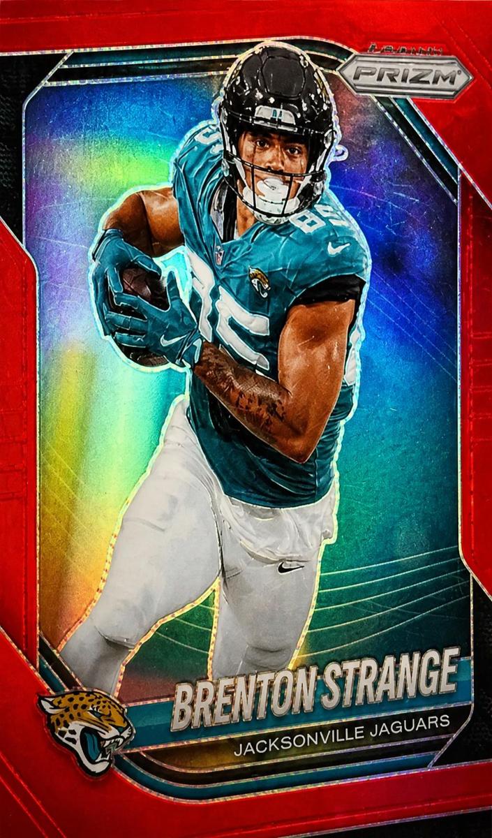 2025 Panini Prizm Football Red Brenton Strange #136