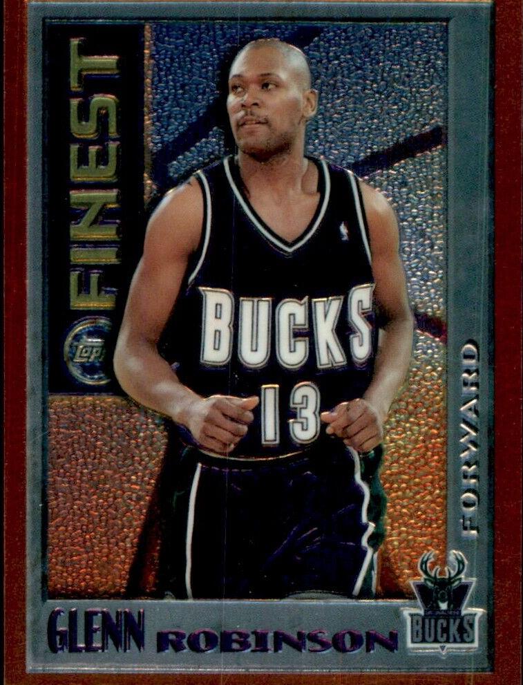 1995 Topps Finest Basketball Glenn Robinson #M10 PSA 9