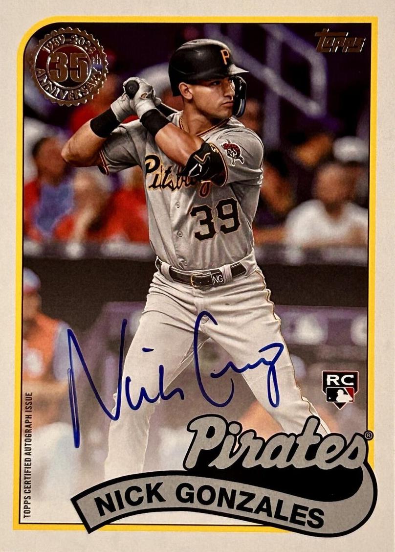 2024 Topps Baseball Nick Gonzales #89BA-NG