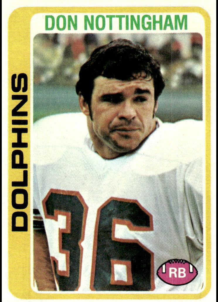 1978 Topps Football Don Nottingham #162