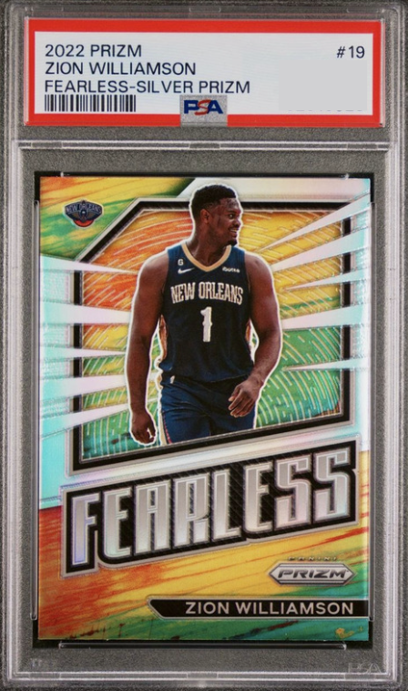 2022 Panini Prizm Basketball Silver Zion Williamson #19 PSA 9
