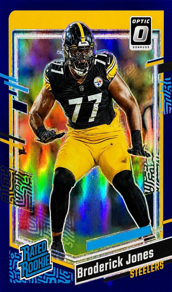 2023 Donruss Optic Football Purple Broderick Jones #285