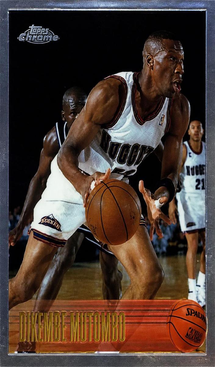 1996 Topps Chrome Basketball Ervin Johnson #119 PSA 9
