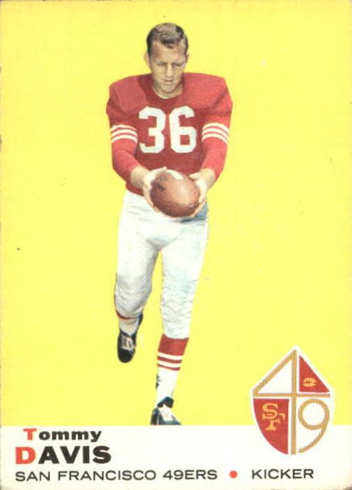 1969 Topps Football Tommy Davis #22