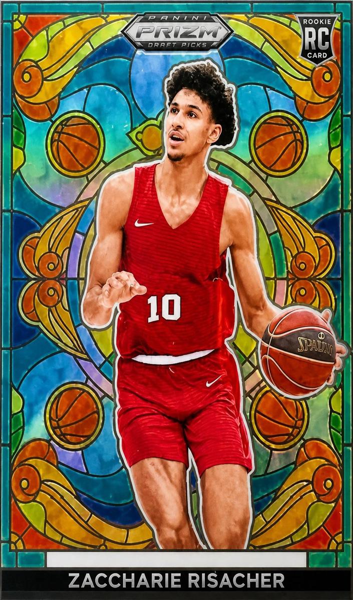 2024 Panini Prizm Draft Picks Basketball Zaccharie Risacher #9