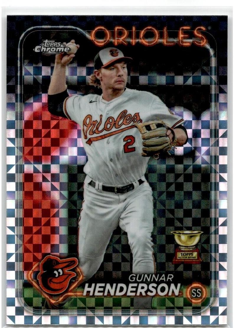2024 Topps Chrome Baseball X-Fractor Gunnar Henderson #36