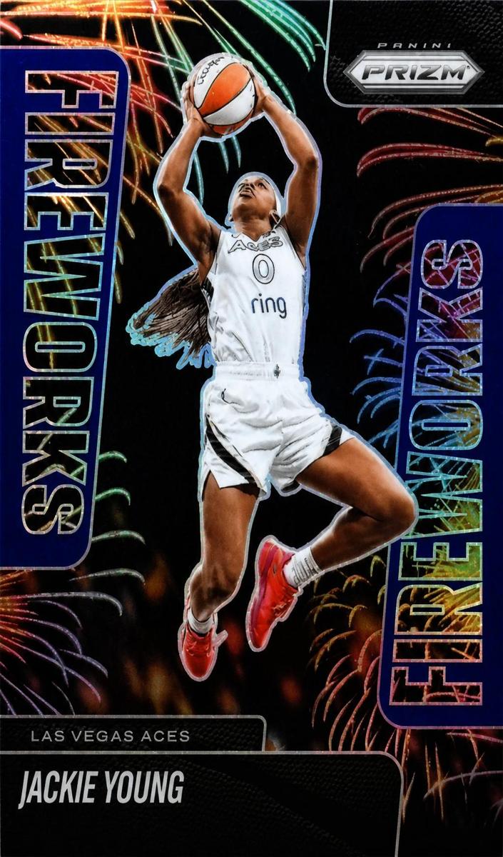 2025 Panini Prizm WNBA Basketball Blue Jackie Young #4