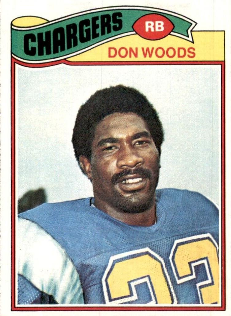 1977 Topps Football Don Woods #248 PSA 8.5