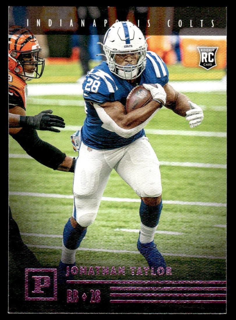 2020 Panini Chronicles Football Pink Jonathan Taylor #PA-12 CSG 9
