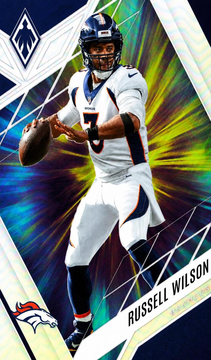 2022 Panini Phoenix Football Color Burst Russell Wilson #39 CSG 8