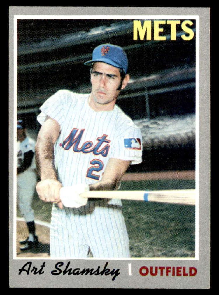 1970 Topps Baseball Art Shamsky #137 PSA 8