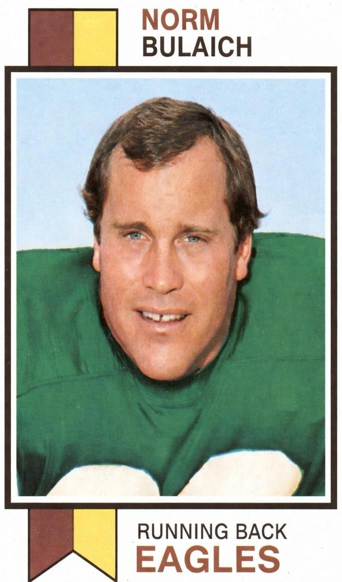 1973 Topps Football Norm Bulaich #111 PSA 8.5