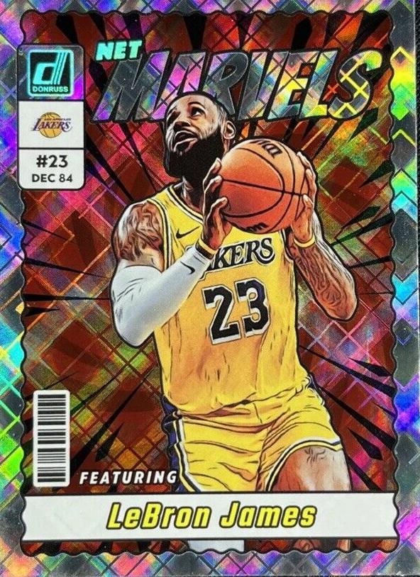 2023 Panini Donruss Basketball Diamond LeBron James #9 PSA 9