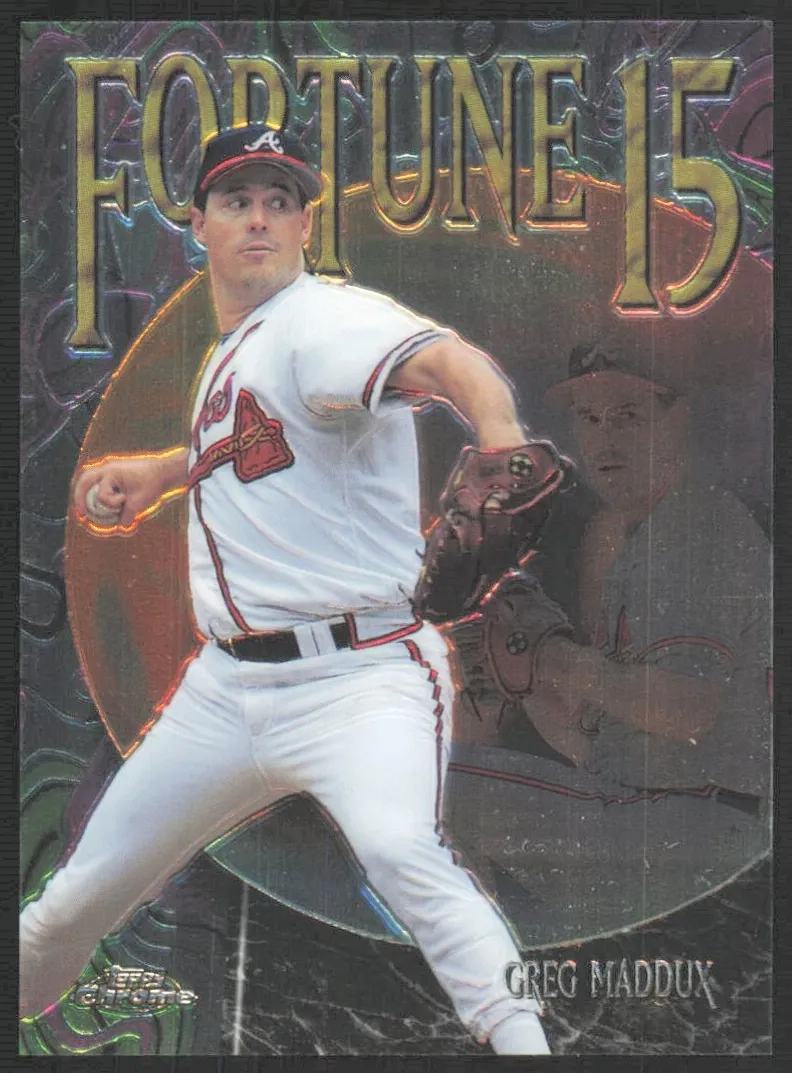 1999 Topps Chrome Baseball Greg Maddux #FF9 PSA 9