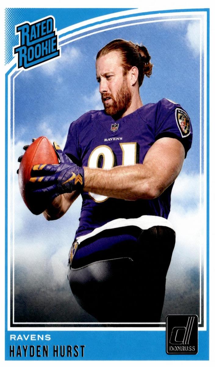 2018 Panini Donruss Football Hayden Hurst #339