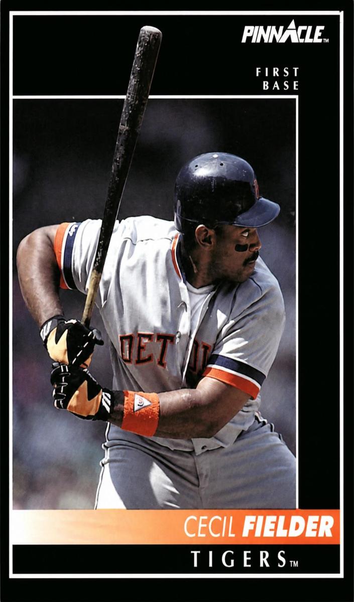 1992 Pinnacle Baseball Cecil Fielder #4