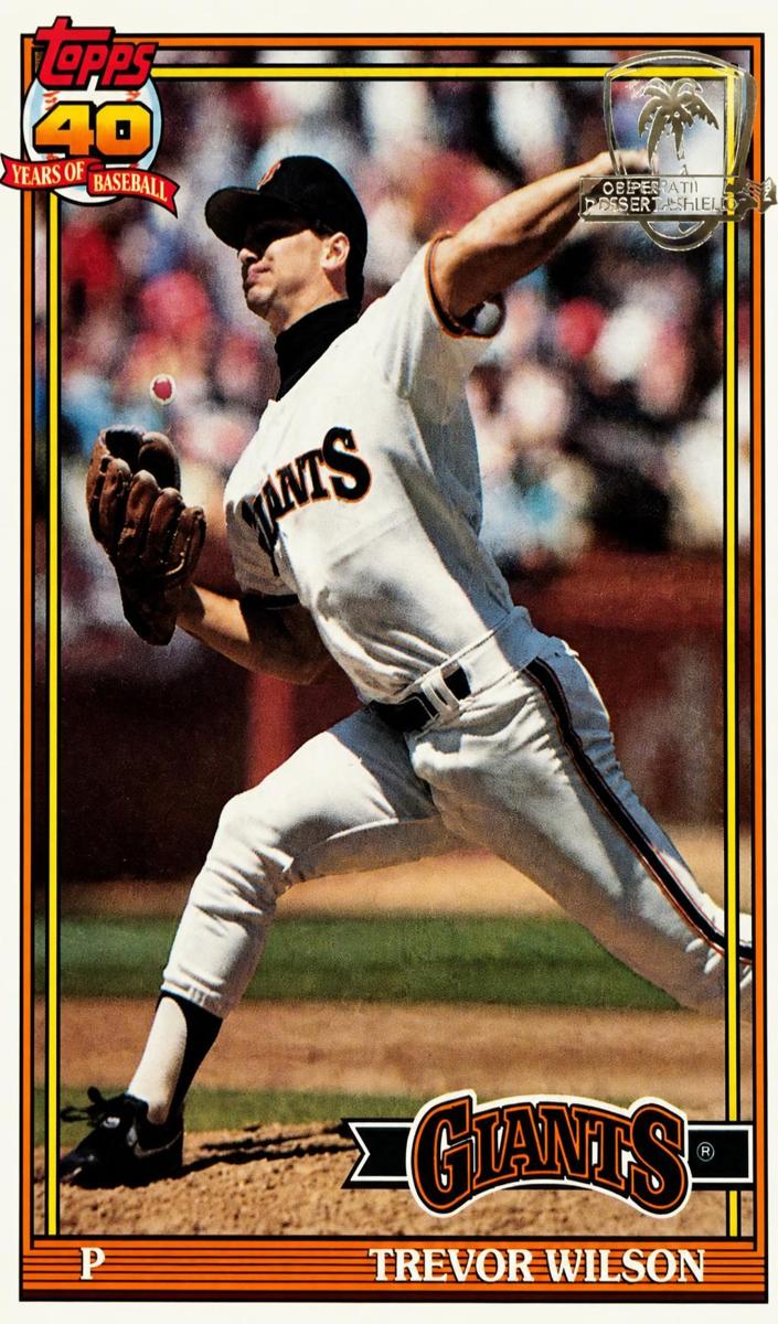 1991 Topps Baseball Trevor Wilson #96