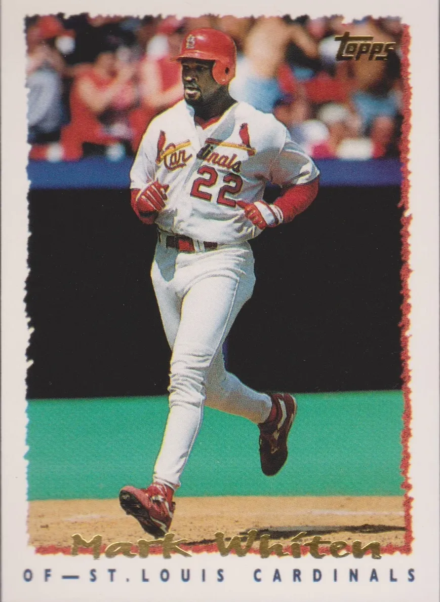 1995 Topps Baseball Mark Whiten #409
