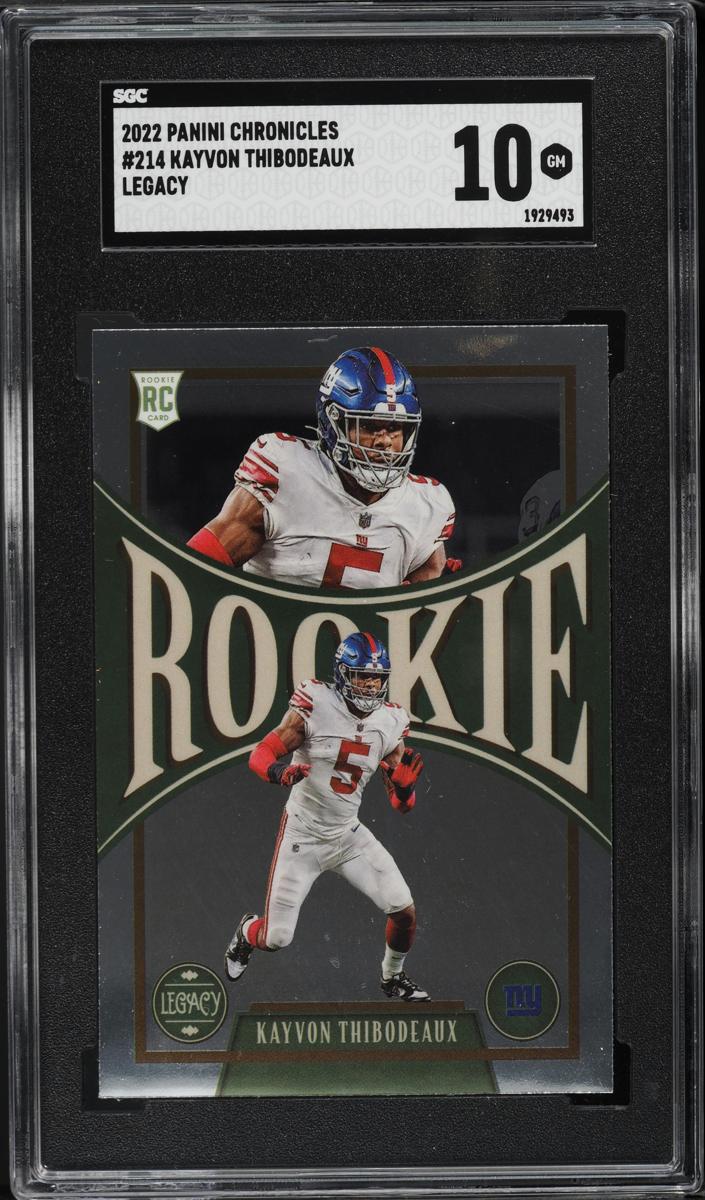 2022 Panini Chronicles Football Kayvon Thibodeaux #214 SGC 9.5