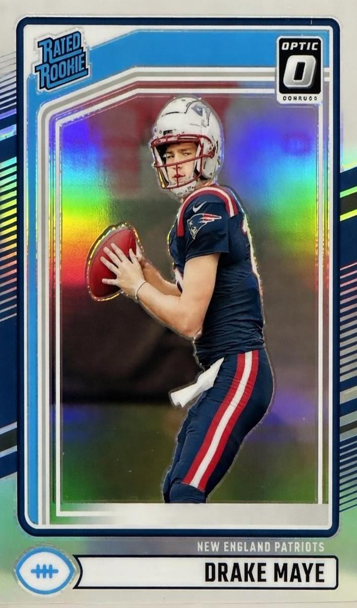 2024 Panini Donruss Football Holo Drake Maye #379 PSA 10