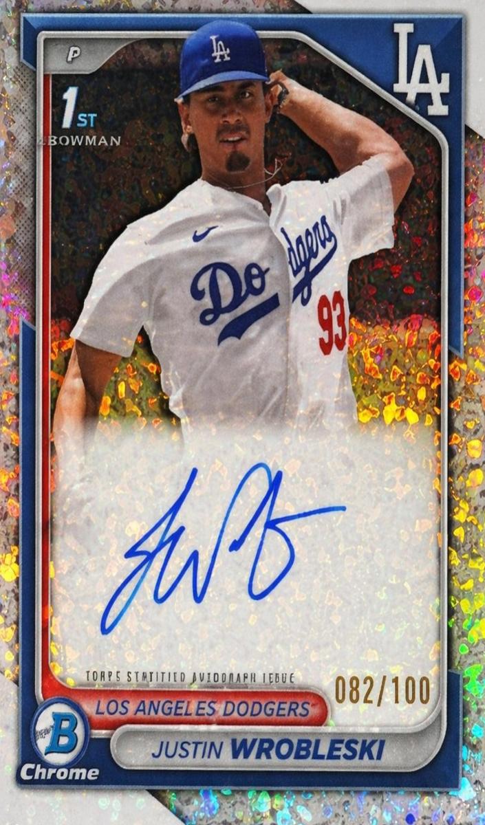 2024 Bowman Chrome Baseball Mini Diamond Justin Wrobleski #CPA-JWR