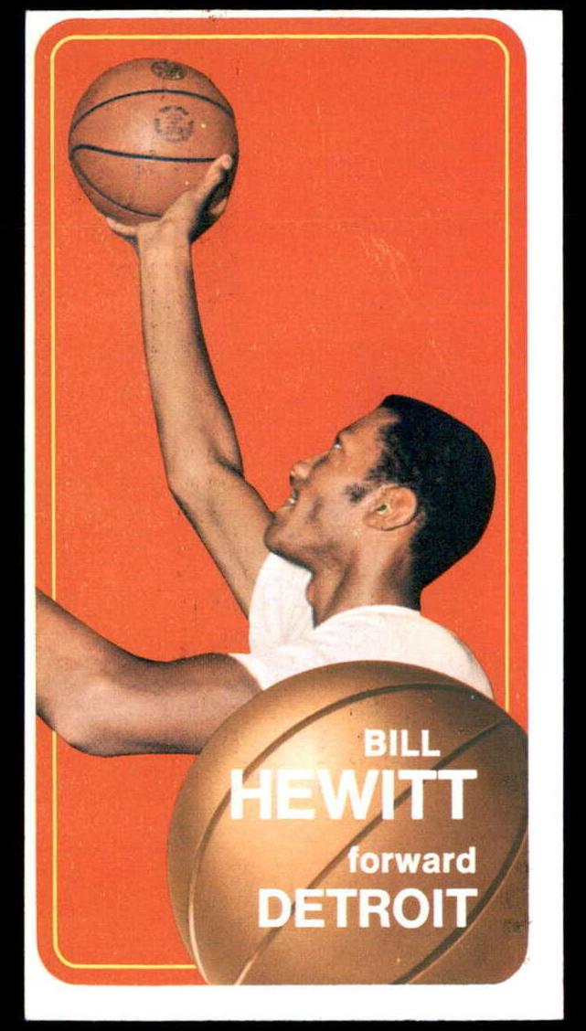 1970 Topps Basketball Bill Hewitt #56