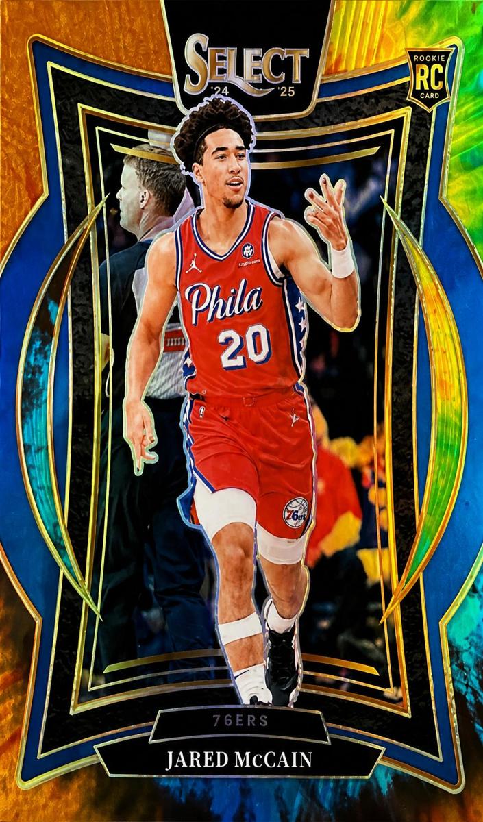 2024 Panini Select Basketball Tie-Dye Jared McCain #82 PSA 10