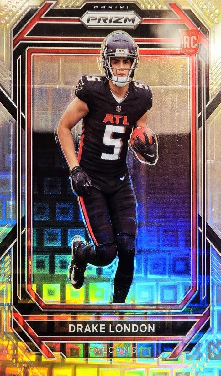 2022 Panini Prizm Football Pandora Drake London #308 PSA 9