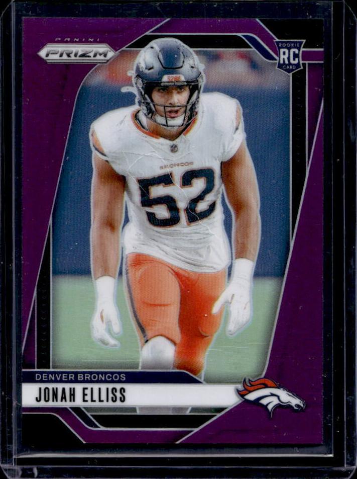 2024 Panini Prizm Football Purple Jonah Elliss #356