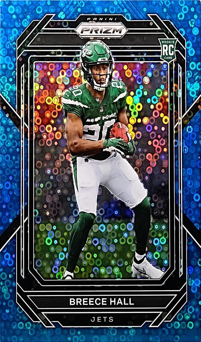 2022 Panini Prizm Football No Huddle Blue Breece Hall #317