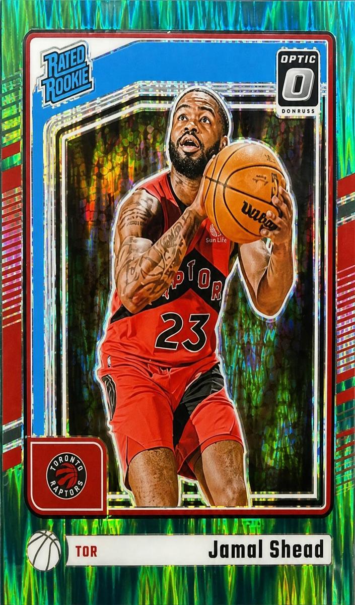 2024 Donruss Optic Basketball Green Shock Jamal Shead #296