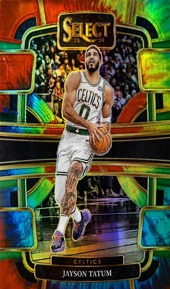 2023 Panini Select Basketball Tie Dye Jayson Tatum #45 PSA 8.5