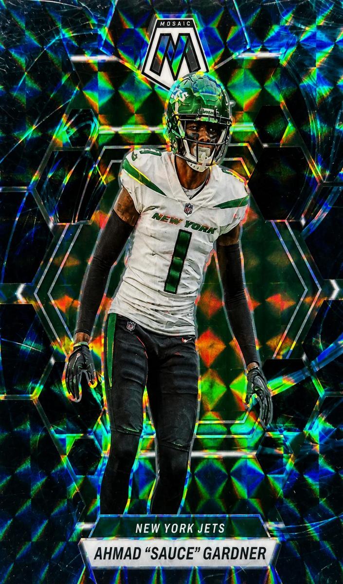 2023 Panini Mosaic Football Genesis Ahmad "Sauce" Gardner #78