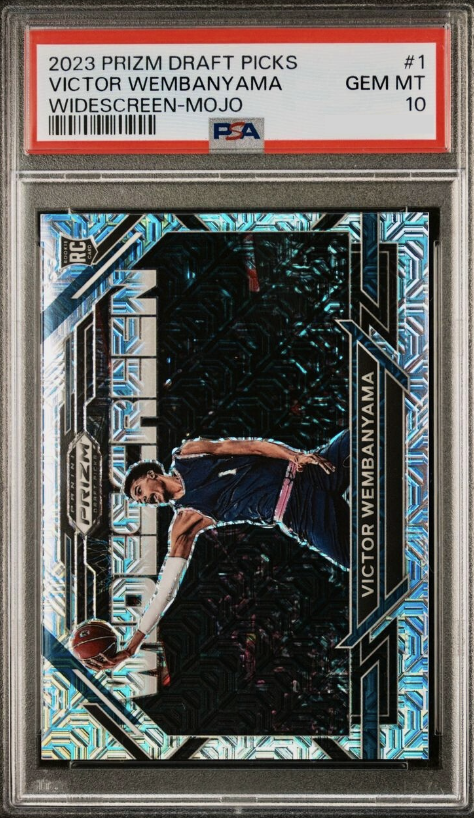 2023 Panini Prizm Draft Picks Basketball Mojo Victor Wembanyama #1