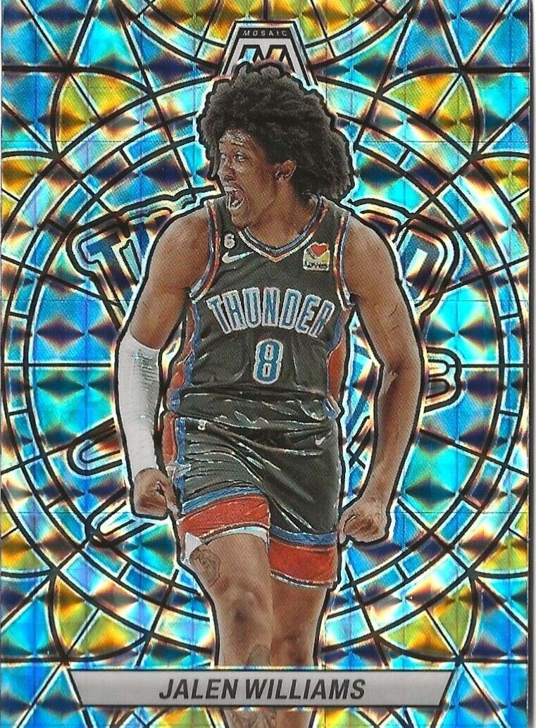2022 Panini Mosaic Basketball Jalen Williams #4 PSA 9