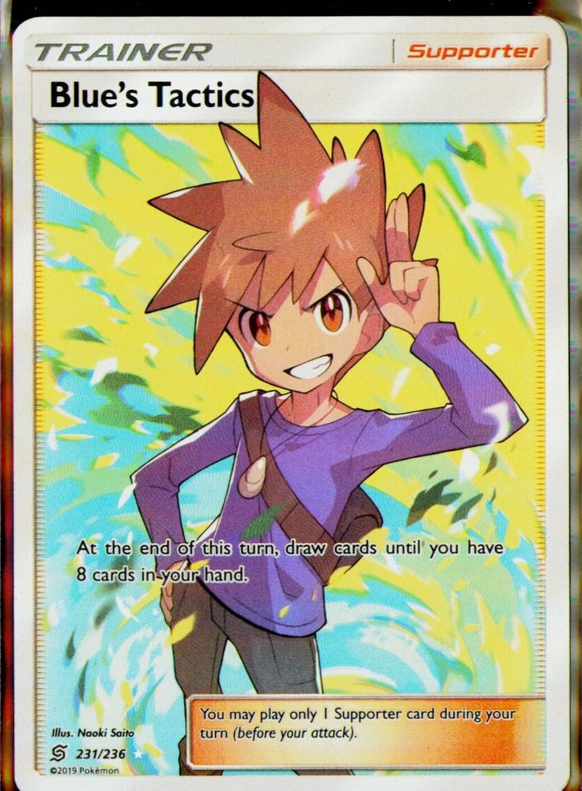 2019 Pokemon Sun & Moon Unified Minds Blue's Tactics #231