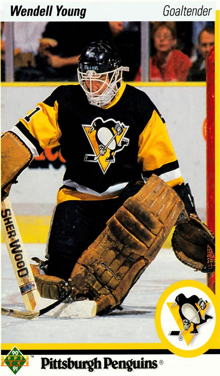 1990 Upper Deck Hockey Wendell Young #102