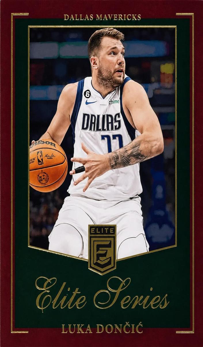 2023 Donruss Elite Basketball International Red and Green Luka Doncic #2 PSA 10