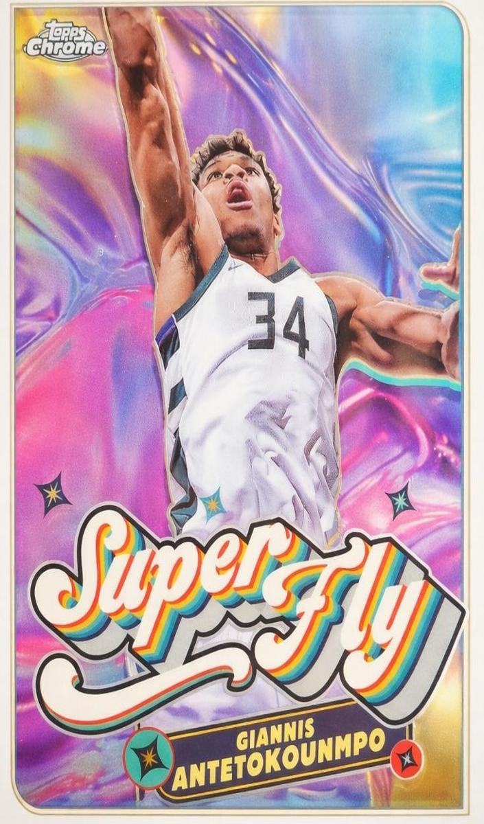 2023 Topps Chrome Basketball Giannis Antetokounmpo #SF-15 PSA 8.5