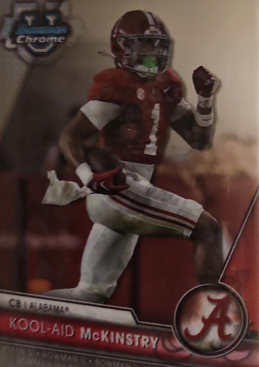 2023 Bowman Chrome University Football Kool-Aid McKinstry #70 PSA 10