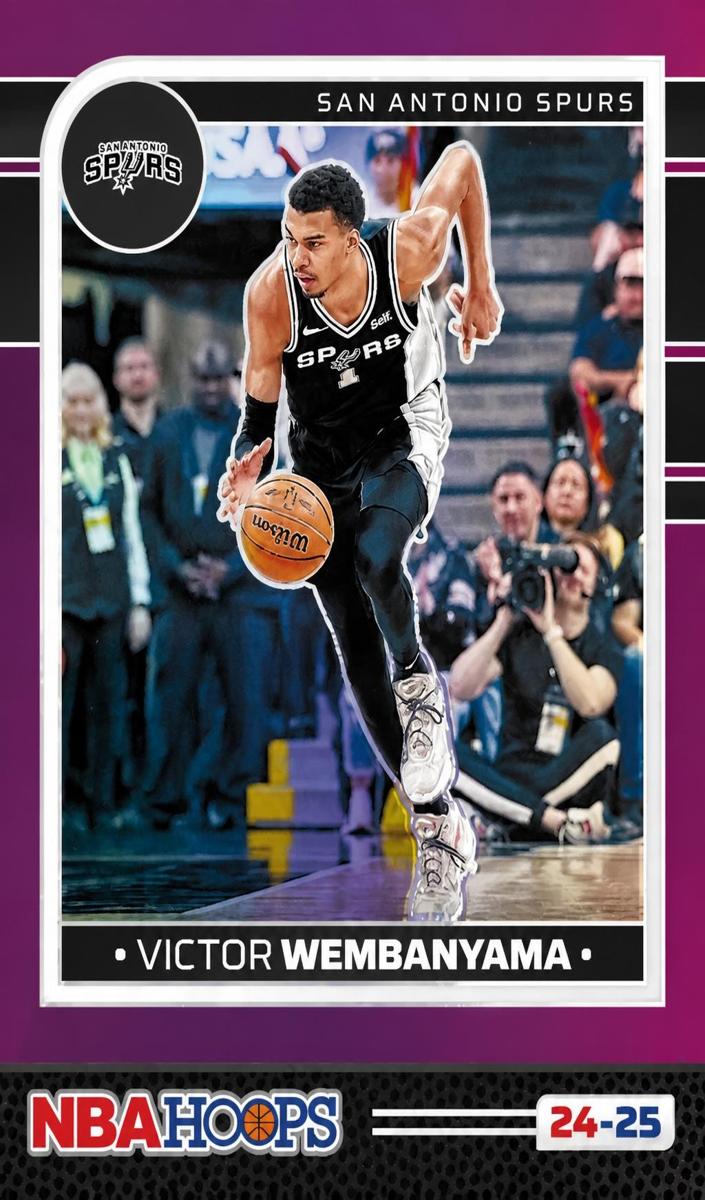 2024 Panini Hoops Basketball Premium Purple Victor Wembanyama #165