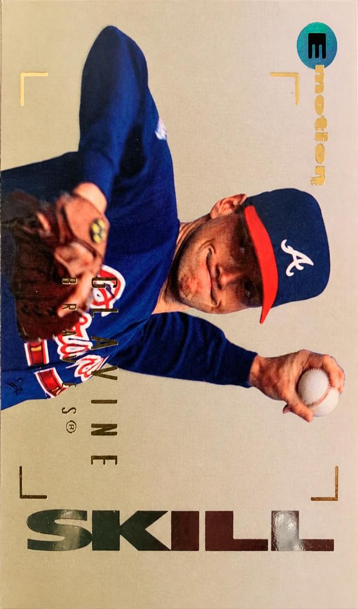 1995 Skybox Emotion Baseball Tom Glavine #100 PSA 9