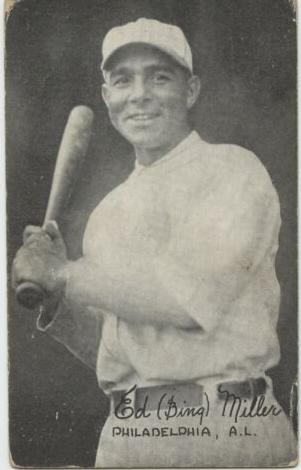 1922 Exhibits Baseball Ed (Bing) Miller #NNO SGC 4