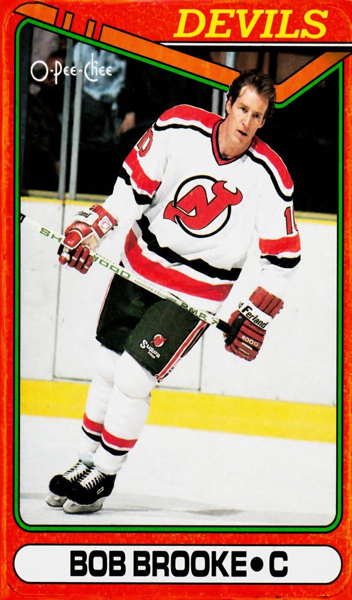 1990 O-Pee-Chee Hockey Bob Brooke #105